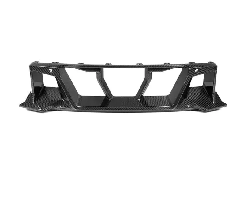 AutoTecknic Dry Carbon Corsa Center Bumper Trim BMW G87 M2 2023-2025 - ATK-BM-0344