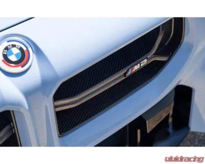 Auto Tecknic Dry Carbon Corsa Front Grille for BMW G87 M2 2023-2025, Lightweight Design - ATK-BM-0347-DCG