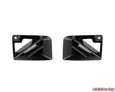 Auto Tecknic Dry Carbon Corsa Front Air Inlet Trim Set for BMW G87 M2 2023-2025 - ATK-BM-0348