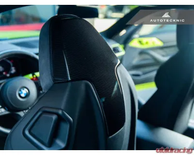 AutoTecknic Dry Carbon Seat Back Cover Set BMW G82 M4 2021-2025 - ATK-BM-0373-G82