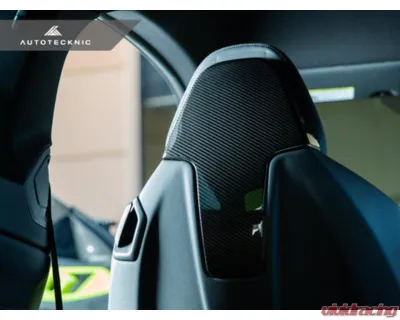 AutoTecknic Dry Carbon Seat Back Cover Set BMW G82 M4 2021-2025 - ATK-BM-0373-G82