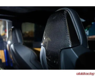 Auto Tecknic Dry Carbon Seat Back Cover Set for BMW G42 M240i 2020-2025 - ATK-BM-0373-NONUS