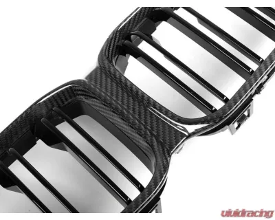 Auto Tecknic Replacement Dry Carbon Front Grille for BMW F87 M2 Competition 2016-2021 - ATK-BM-0379