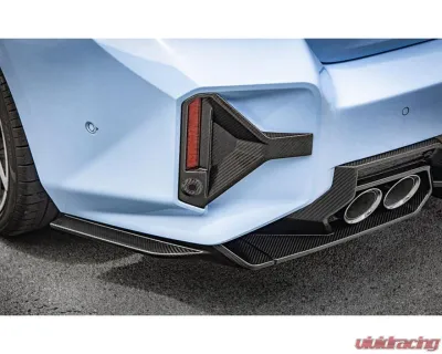 Auto Tecknic Dry Carbon Rear Reflector Trim Set for BMW G87 M2 2023-2025 - ATK-BM-0382