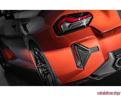 Auto Tecknic Dry Carbon Rear Reflector Trim Set for BMW G87 M2 2023-2025 - ATK-BM-0382
