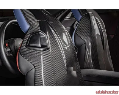 Auto Tecknic Dry Carbon Full Seat Back Cover Set for BMW G87 M2 2023-2025 - ATK-BM-0386-G8X