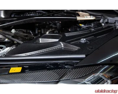 Auto Tecknic Dry Carbon V2 Engine Bay Trim Set Gloss for BMW G80 M3 2021-2025 - ATK-BM-0388-DCG-V2