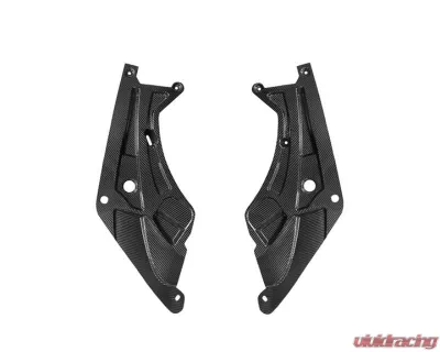 Auto Tecknic Dry Carbon V2 Engine Bay Trim Set Gloss for BMW G80 M3 2021-2025 - ATK-BM-0388-DCG-V2