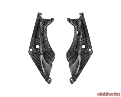 Auto Tecknic Dry Carbon V2 Engine Bay Trim Set Gloss for BMW G80 M3 2021-2025 - ATK-BM-0388-DCG-V2