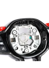 Auto Tecknic Alcantara Steering Wheel for BMW G87 M2 2023-2025, No Active Cruise Control, Heated Button                                     - ATK-BM-0389-H-NACC - Image 6