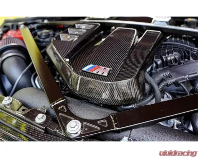 Auto Tecknic Dry Carbon Fiber Engine Cover for BMW G87 M2 2023-2025 - ATK-BM-0408-G87