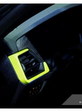 Auto Tecknic Dry Carbon Air Vent Trim for BMW G80 M3 2022-2024, LHD Curved Display                                     - ATK-BM-0409-CD - Image 4