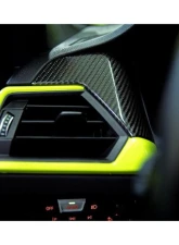 Auto Tecknic Dry Carbon Air Vent Trim LHD Pre-Curved for BMW G80 M3 2022-2024                                     - ATK-BM-0409-PCD - Image 2