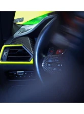 Auto Tecknic Dry Carbon Air Vent Trim LHD Pre-Curved for BMW G80 M3 2022-2024                                     - ATK-BM-0409-PCD - Image 3