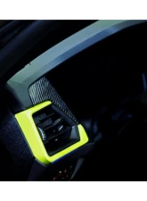 Auto Tecknic Dry Carbon Air Vent Trim LHD Pre-Curved for BMW G80 M3 2022-2024                                     - ATK-BM-0409-PCD - Image 4