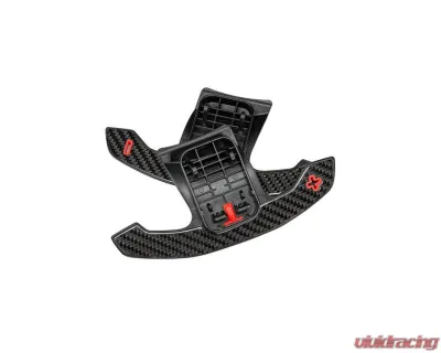 Auto Tecknic Carbon Fiber Shift Paddles Red Indicators Gloss for BMW G80 M3 G82 M4 2020-2025 - ATK-BM-0418