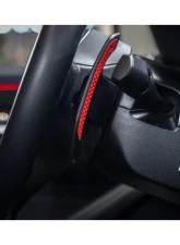 Auto Tecknic Carbon Fiber Shift Paddles Red Indicators Gloss for BMW G80 M3 G82 M4 2020-2025                                     - ATK-BM-0418 - Image 4
