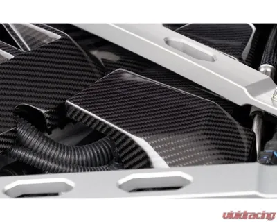 Auto Tecknic Dry Carbon ECU Battery Terminal Cover Satin for BMW G80 M3 2020-2025 - ATK-BM-0420-S