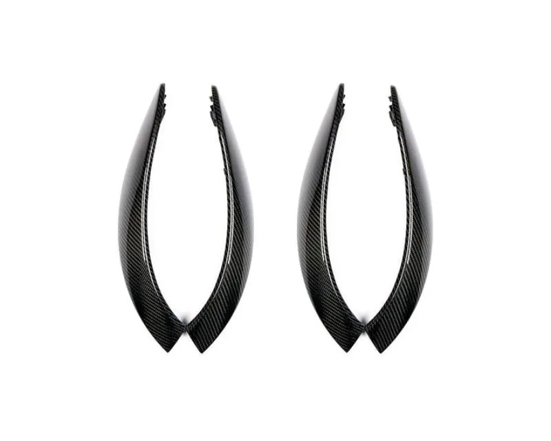 AutoTecknic Carbon Door Grip Handle Trim Set Front - Gloss BMW F32 4-Series Coupe 2013-2020 - ATK-BM-0423-F32