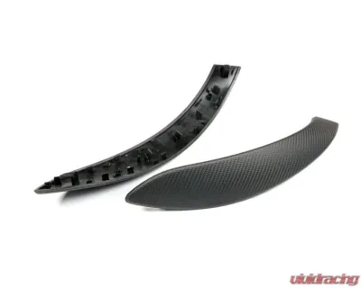 Auto Tecknic Carbon Door Grip Handle Trim Set - Gloss for BMW F32 4-Series Coupe 2013-2020 - ATK-BM-0423-F32