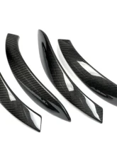 Auto Tecknic Carbon Door Grip Handle Trim Set - Gloss for BMW F32 4-Series Coupe 2013-2020                                     - ATK-BM-0423-F32 - Image 5