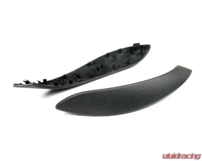 Auto Tecknic Carbon Door Grip Handle Trim Set - Gloss for BMW F32 4-Series Coupe 2013-2020 - ATK-BM-0423-F32