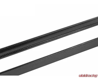 Auto Tecknic Dry Carbon Fiber Side Skirt Extension Set for BMW G60 5-Series 2023-2025 - ATK-BM-0426