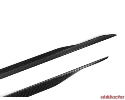 Auto Tecknic Dry Carbon Fiber Side Skirt Extension Set for BMW G60 5-Series 2023-2025 - ATK-BM-0426