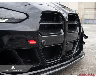 Auto Tecknic Dry Carbon Avanzato Front Grille for BMW G80 M3 G82 G83 M4 2020-2025 - ATK-BM-0428-DCG