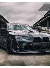 Auto Tecknic Dry Carbon Avanzato Front Grille for BMW G80 M3 G82 G83 M4 2020-2025                                     - ATK-BM-0428-DCG - Image 8