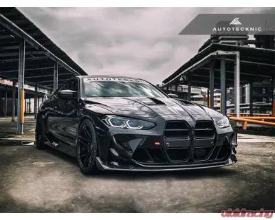 Auto Tecknic Dry Carbon Avanzato Front Grille for BMW G80 M3 G82 G83 M4 2020-2025 - ATK-BM-0428-DCG