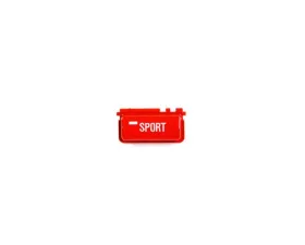 AutoTecknic Red Sport Mode Button Satin BMW E46 M3 2001-2006