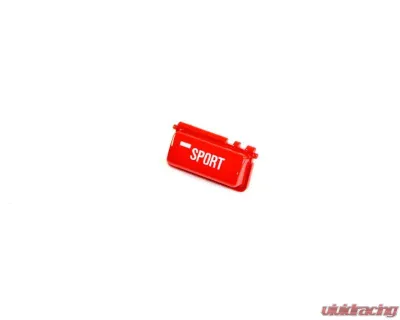 AutoTecknic Red Sport Mode Button Satin BMW E46 M3 2001-2006 - ATK-BM-0502-SRD