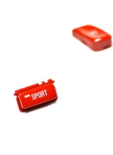AutoTecknic Red Sport Mode Button Satin BMW E46 M3 2001-2006                                     - ATK-BM-0502-SRD - Image 4