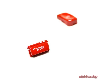 AutoTecknic Red Sport Mode Button Satin BMW E46 M3 2001-2006 - ATK-BM-0502-SRD