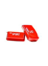 AutoTecknic Red Sport Mode Button Satin BMW E46 M3 2001-2006                                     - ATK-BM-0502-SRD - Image 5
