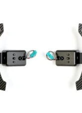 Auto Tecknic Magnetic Corsa Shift Paddles for BMW F10 M5 2011-2017, Green Color                                     - ATK-BM-0506-GREEN - Image 7