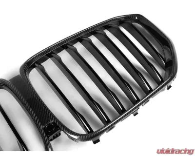 Auto Tecknic Dry Carbon Fiber Front Grille for BMW G05 X5 Pre-LCI 2019-2025 - ATK-BM-0613-CF