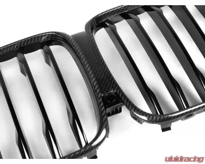Auto Tecknic Dry Carbon Fiber Front Grille for BMW G05 X5 Pre-LCI 2019-2025 - ATK-BM-0613-CF