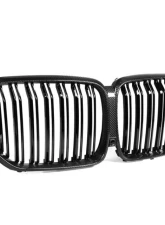 Auto Tecknic Dual-Slat Dry Carbon Front Grille for BMW G05 X5 Pre-LCI 2019-2025                                     - ATK-BM-0613-DS-CF - Image 3