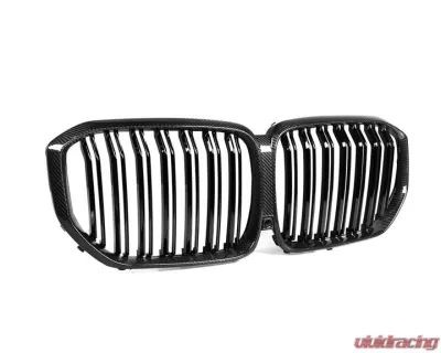 Auto Tecknic Dual-Slat Dry Carbon Front Grille for BMW G05 X5 Pre-LCI 2019-2025 - ATK-BM-0613-DS-CF
