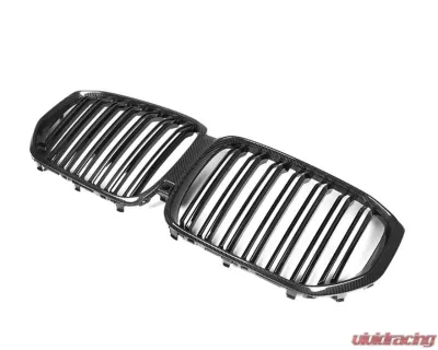 Auto Tecknic Dual-Slat Dry Carbon Front Grille for BMW G05 X5 Pre-LCI 2019-2025 - ATK-BM-0613-DS-CF