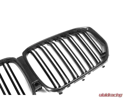 Auto Tecknic Dual-Slat Dry Carbon Front Grille for BMW G05 X5 Pre-LCI 2019-2025 - ATK-BM-0613-DS-CF