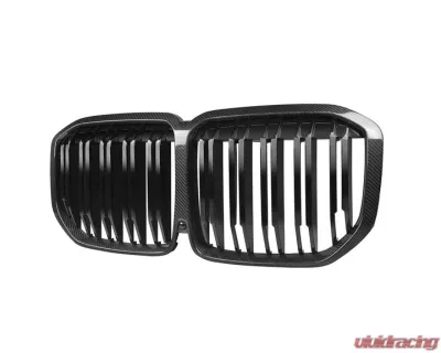 Auto Tecknic Dual-Slats Dry Carbon Front Grille for BMW G07 X7 Pre-LCI 2018-2025 - ATK-BM-0614-DS-CF