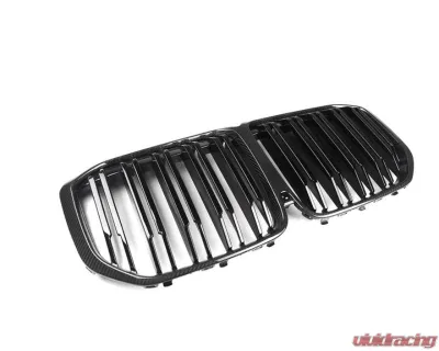Auto Tecknic Dual-Slats Dry Carbon Front Grille for BMW G07 X7 Pre-LCI 2018-2025 - ATK-BM-0614-DS-CF