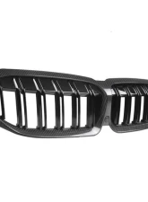 Auto Tecknic Dry Carbon Fiber Dual-Slats Front Grilles for BMW G20 3-Series 2019-2022                                     - ATK-BM-0615-DS-CF - Image 3