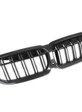Auto Tecknic Dry Carbon Fiber Dual-Slats Front Grilles for BMW G20 3-Series 2019-2022                                     - ATK-BM-0615-DS-CF - Image 4