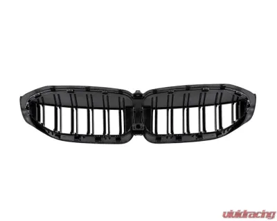 Auto Tecknic Dry Carbon Fiber Dual-Slats Front Grilles for BMW G20 3-Series 2019-2022 - ATK-BM-0615-DS-CF