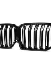 Auto Tecknic Dual-Slats Gloss Black Front Grille for BMW G06 X6 LCI 2024-2025                                     - ATK-BM-0616-LCI-DSGB - Image 2