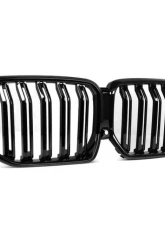 Auto Tecknic Dual-Slats Gloss Black Front Grille for BMW G06 X6 LCI 2024-2025                                     - ATK-BM-0616-LCI-DSGB - Image 3